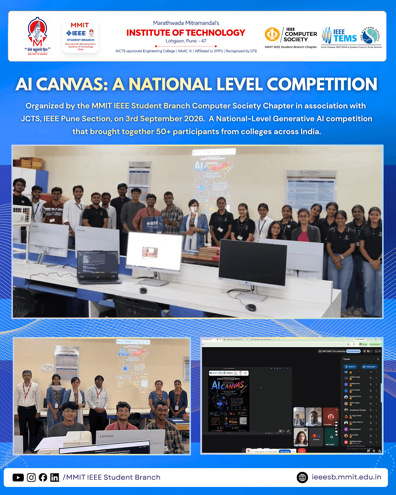 AI CANVAS – A National Level Competition on Generative AI Tools