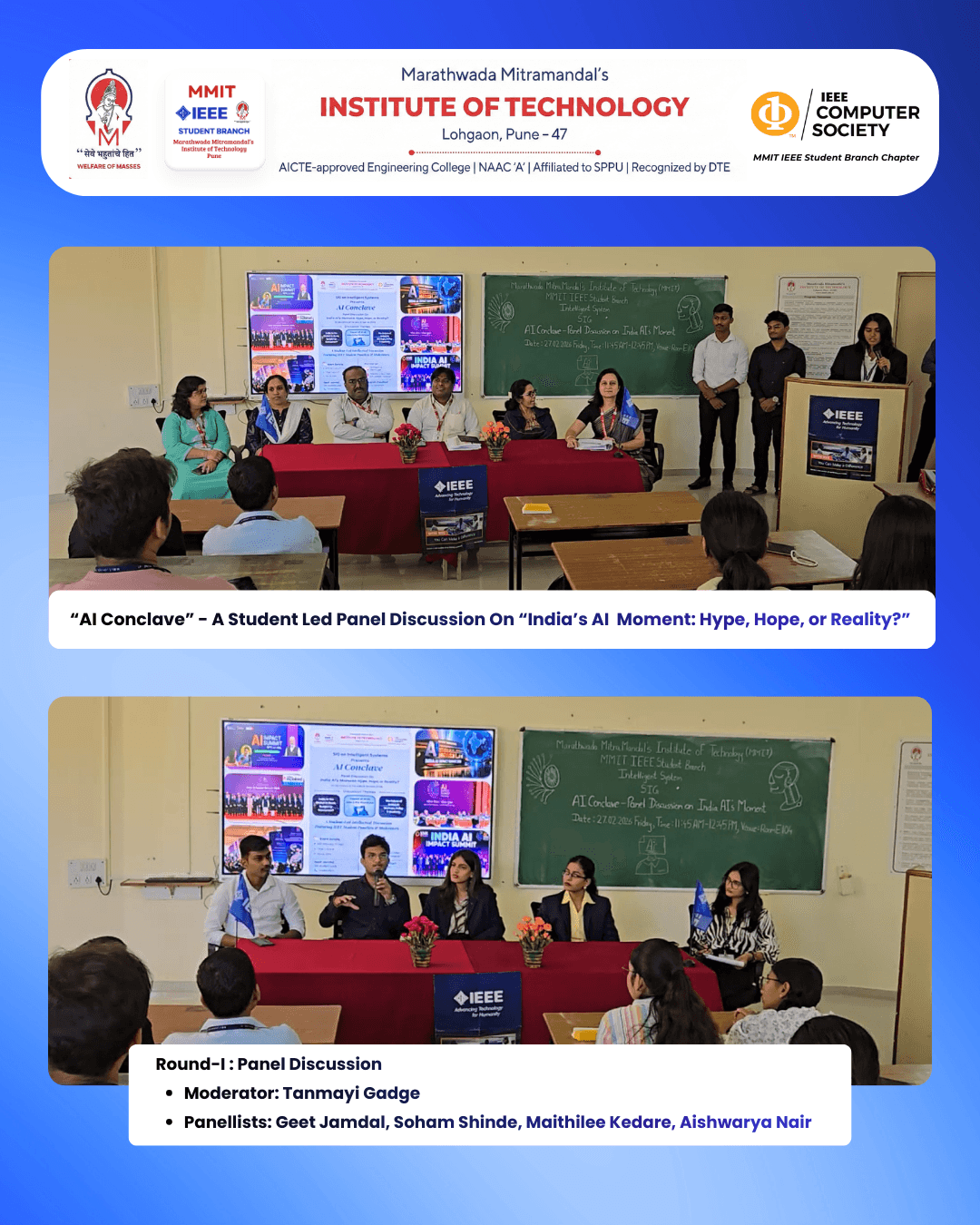 AI Conclave 2026 Student-Led Panel Discussion 